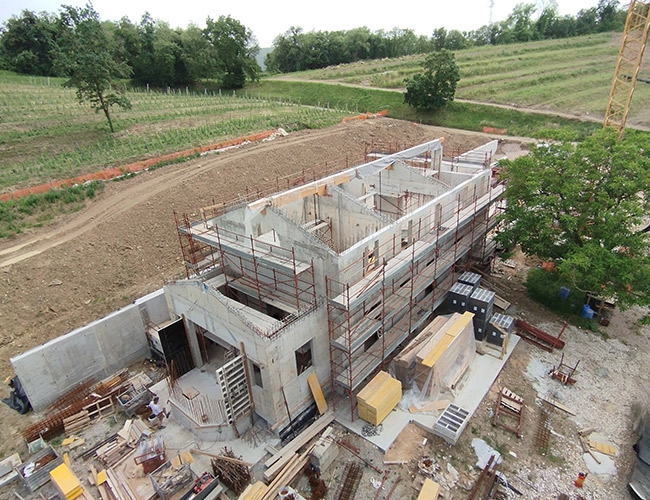 Foto “Casa Collina Orsetti” e nuova cantina interrata