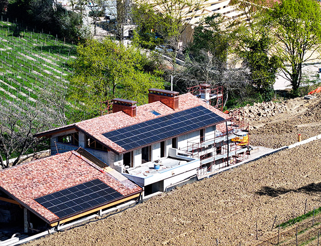 Foto “Casa Collina Orsetti” e nuova cantina interrata